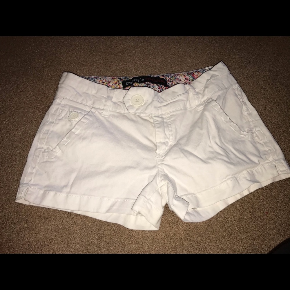 White shorts